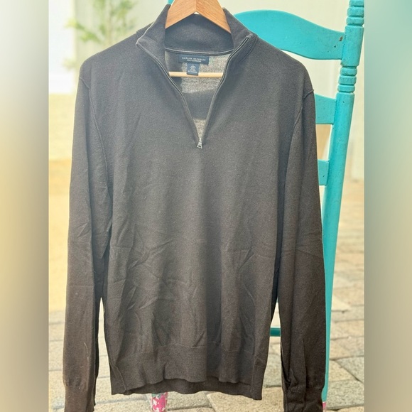 Banana Republic Other - Banana Republic Silk Cashmere 1/4 Zip Sweater — Size L